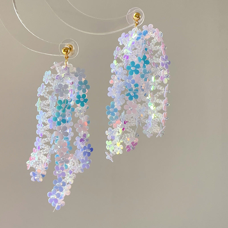 Wholesale Eye-catching Bright Eye Strap Long Dress All-match Earrings
